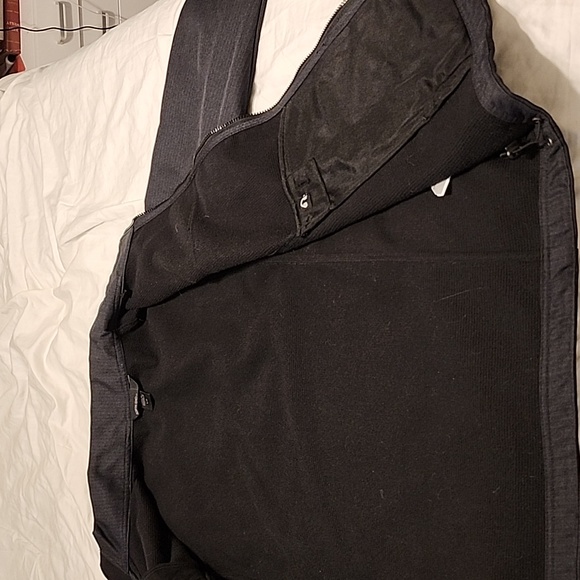 Black Shadow Striped North End Bomber Jacket - Picture 7 of 9